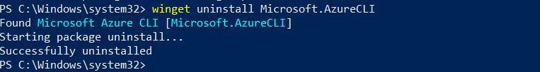 在 Windows 11 或 10 上,使用 Powershell 或 CMD 安装 Azure CLI
