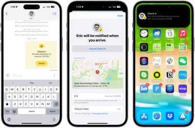 使用Apple的签入功能:iOS 17中的消息应用指南