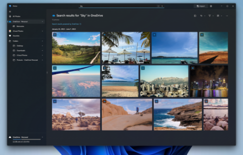 Windows照片应用升级:背景虚化和智能搜索亮点