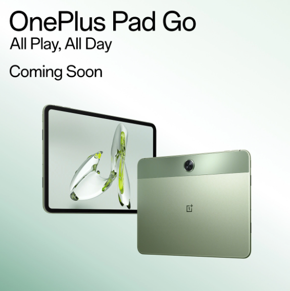 一加推新款平板电脑 OnePlus Pad Go,外观设计亮相