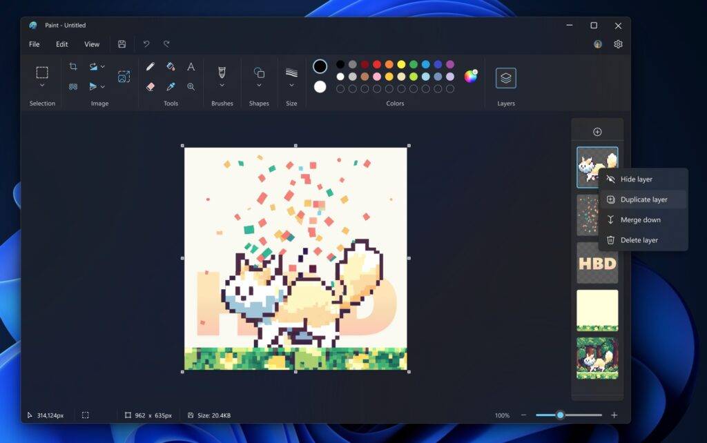 Microsoft Paint 迎来突破,新增 Layer 图层功能,创下38年来的记录