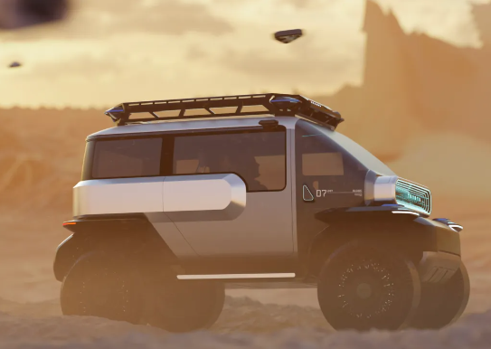 Baby Lunar Cruiser Concept:丰田汽车的纯电动概念车首次亮相