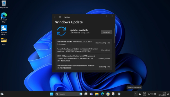 微软发布Win11 Beta 22635.2483,临时停用3D表情符号以修复错误