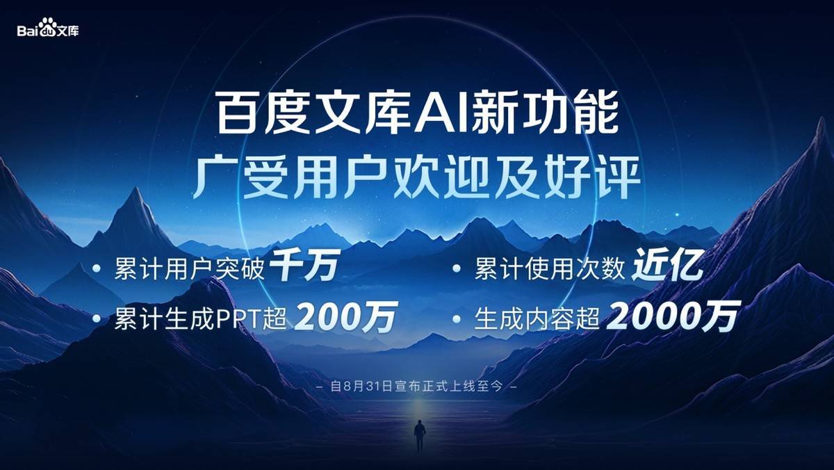 解密百度文库AI“杀手级黑科技”:文档生成PPT、万字长文一键总结