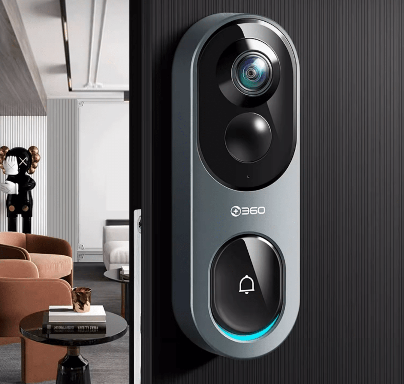 360发布全新的可视门铃6 Pro AI全景版:拥有360°镜头和红外夜视功能,价格从459元起
