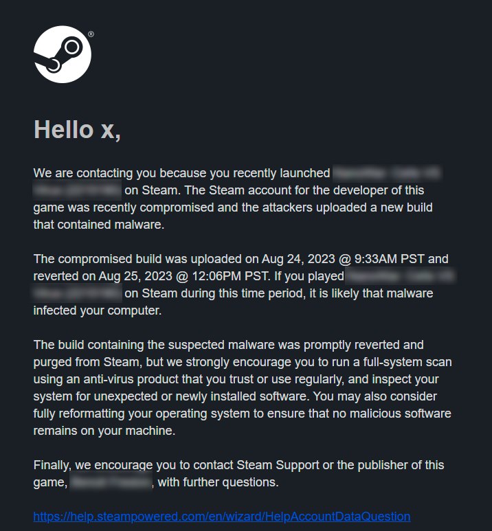 打击恶意更新,Steam 游戏开发者被强制启用短信验证