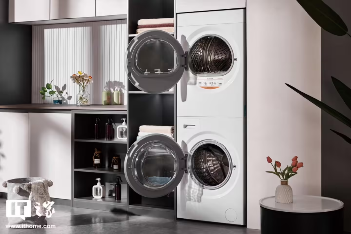 双十一必入:TCL 双子舱洗烘护集成机 T10 + 薄嵌冰箱 T9,小巧强大,空间利用极高
