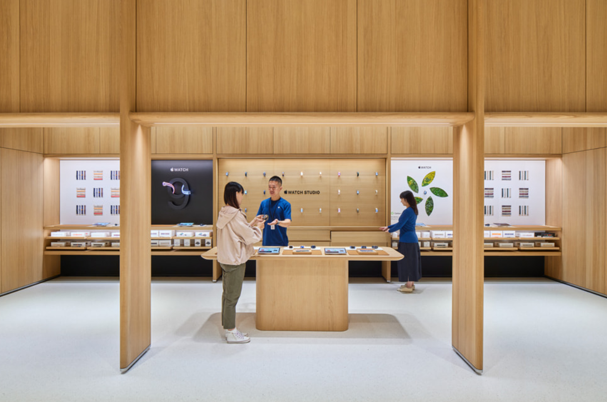 Apple 温州万象城零售店现已正式开业,这是苹果在温州的第一家以及浙江省的第四家零售店