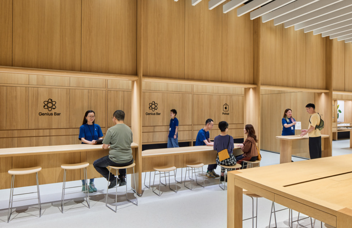 Apple 温州万象城零售店现已正式开业,这是苹果在温州的第一家以及浙江省的第四家零售店