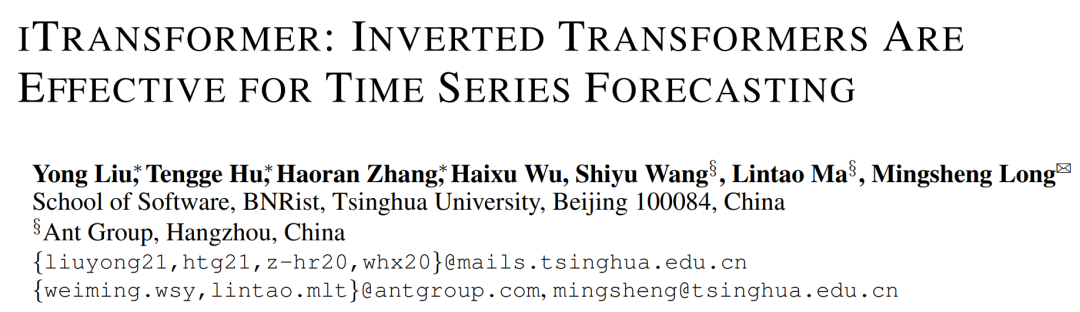 重新审视Transformer:倒置更有效,真实世界预测的新SOTA出现了