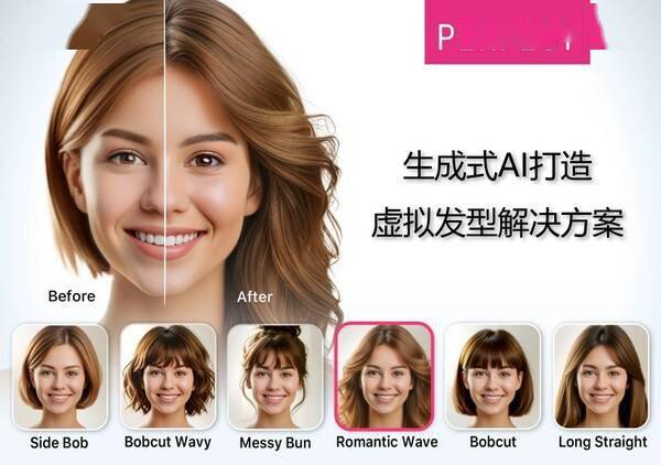 全新虚拟试发型技术:玩美移动借助生成式AI技术创新推出