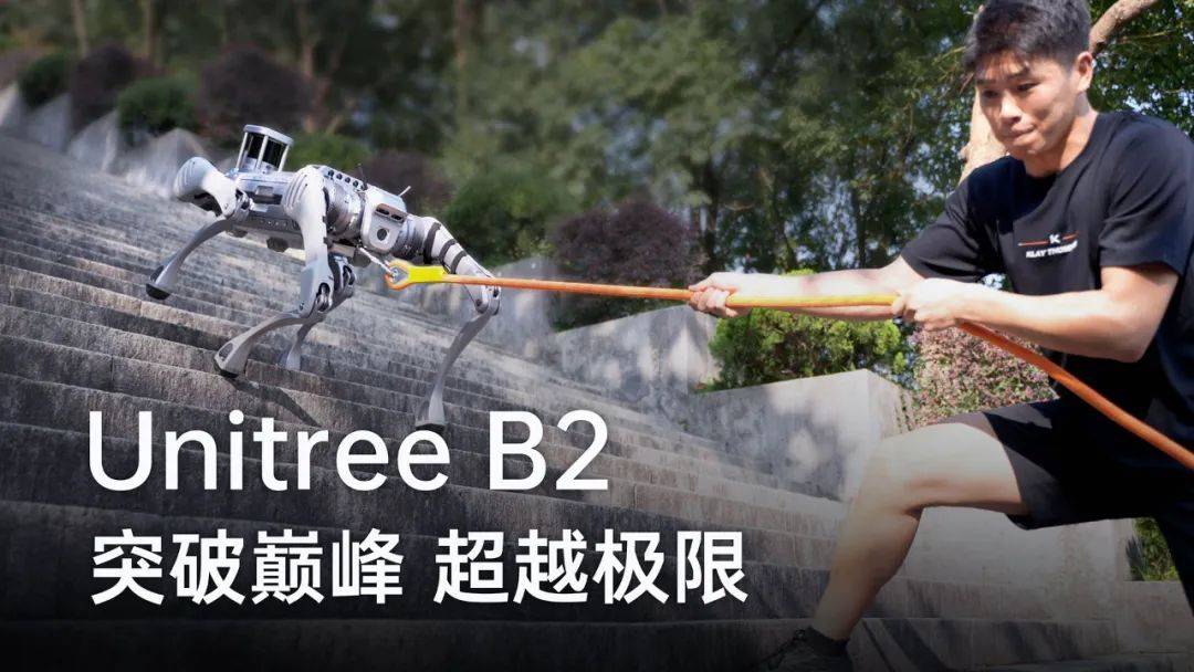 宇树又双叒叕发新品速度可达6米/秒全球最快行业四足机器人B2来了