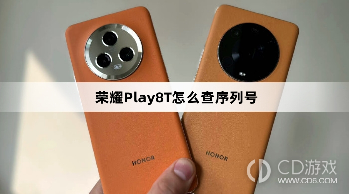 如何查询荣耀Play8T序列号?了解荣耀Play8T序列号查询方法
