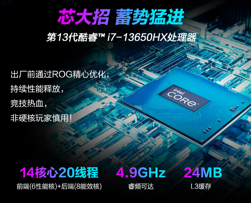双十一学生党必选 ROG 魔霸新锐 2023!9999 元拿下 i7-13650HX+RTX 4060