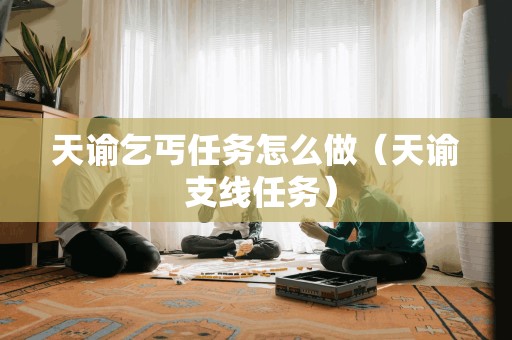 天谕乞丐任务怎么做(天谕 支线任务)