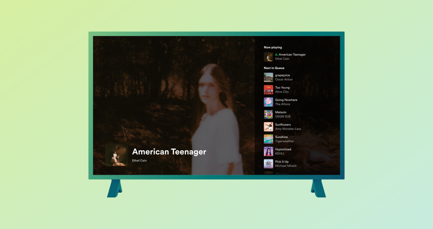 Spotify推出新一代电视App:全新设计主页,新增深色模式支持