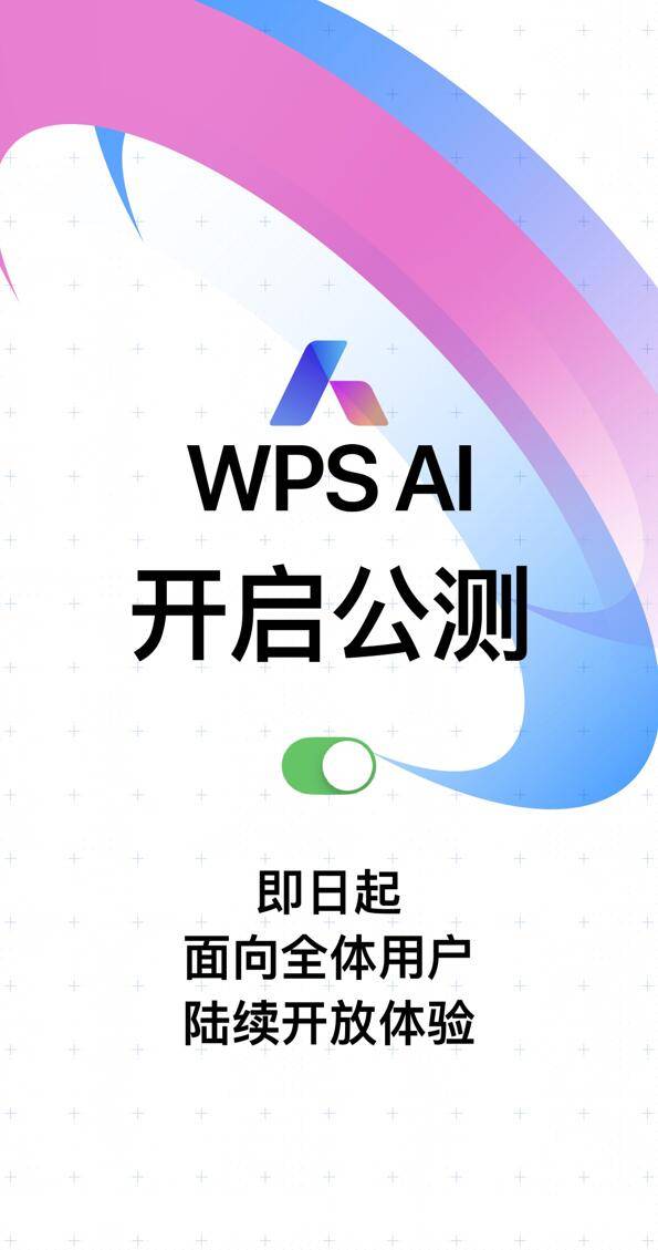 新标题:WPS AI公测即将开始,用户将陆续有机会体验
