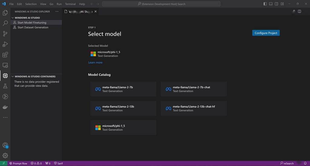 微软发布 Windows AI Studio,在 Win11 上简化开发 AI 应用体验
