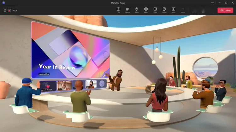 更有沉浸感，微软 Teams 增强 3D VR 会议体验