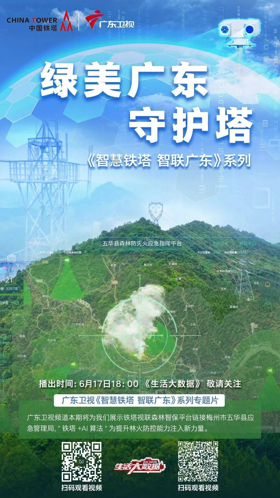 “铁塔+AI算法”打造一对一防火方案,守护绿美广东!