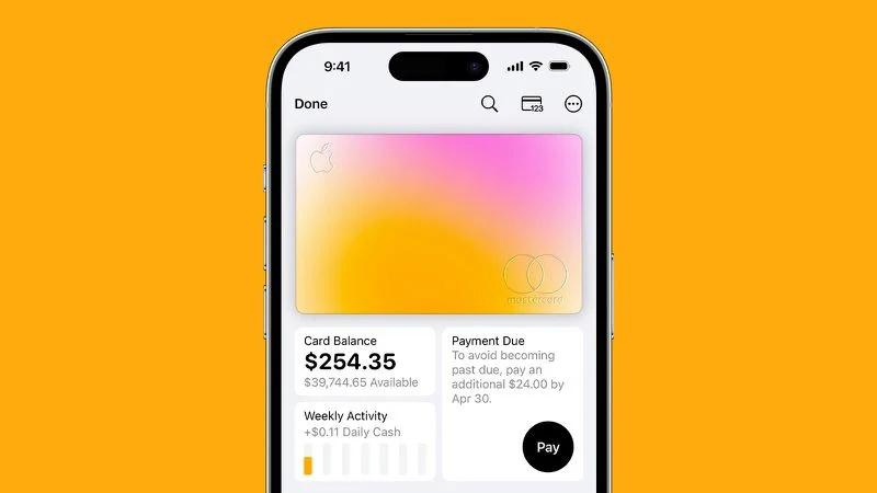 苹果宣布与高盛断绝合作,Apple Card 前途未卜