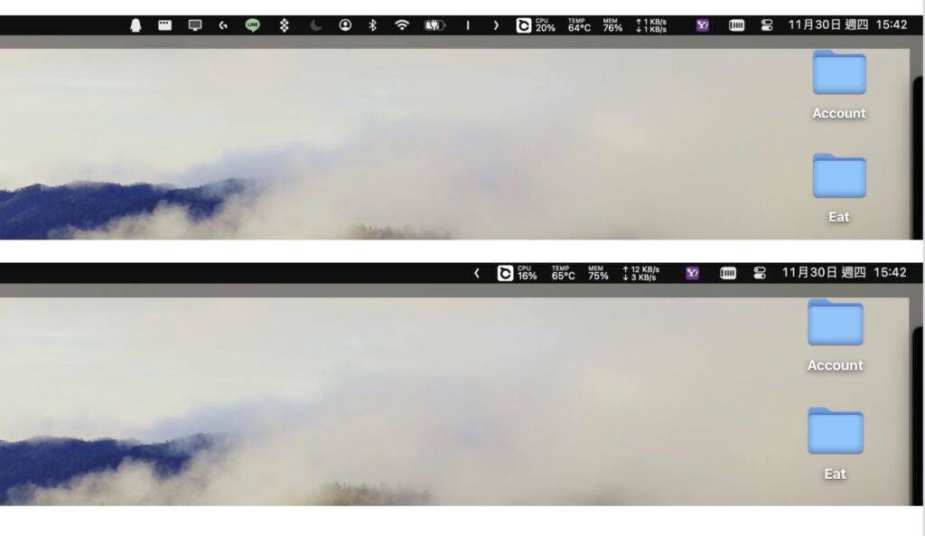 免费的开源工具:缩短 macOS 菜单栏并隐藏不常用的内容