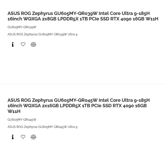 ROG 2024款幻16笔记本曝光,或搭载Ultra 9 185H + RTX 4090