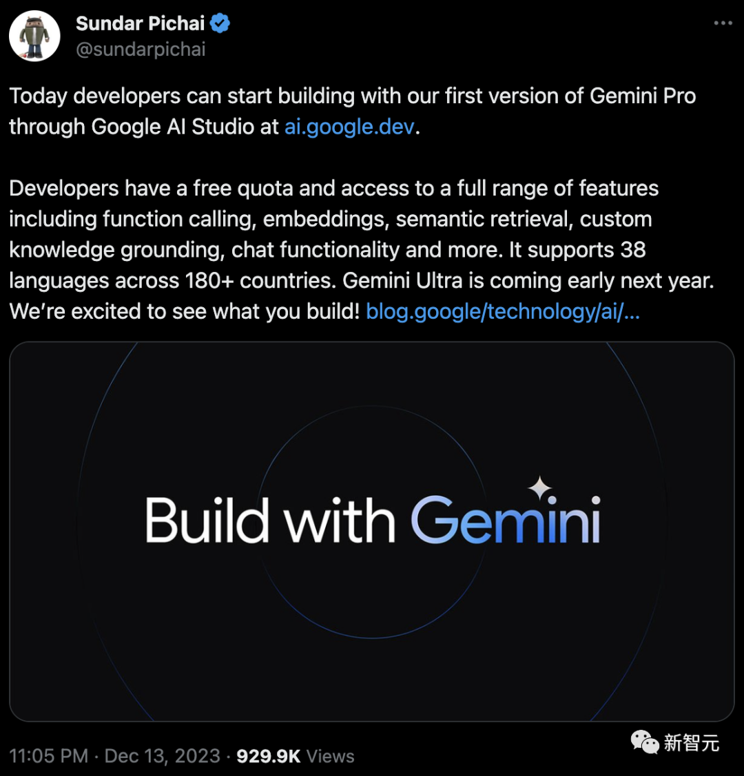 暴打GPT-3.5,谷歌Gemini大杀器官宣免费用!最强代码生成工具上线支持20+语言