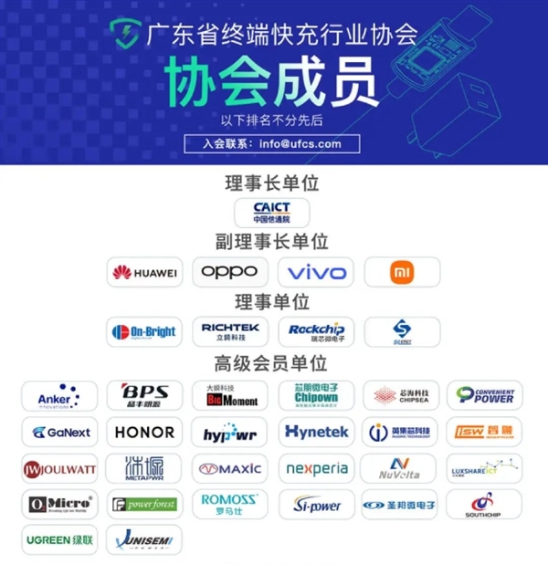 终端快充行业协会携手CCSA和FCA，共同举办UFCS商标授权仪式