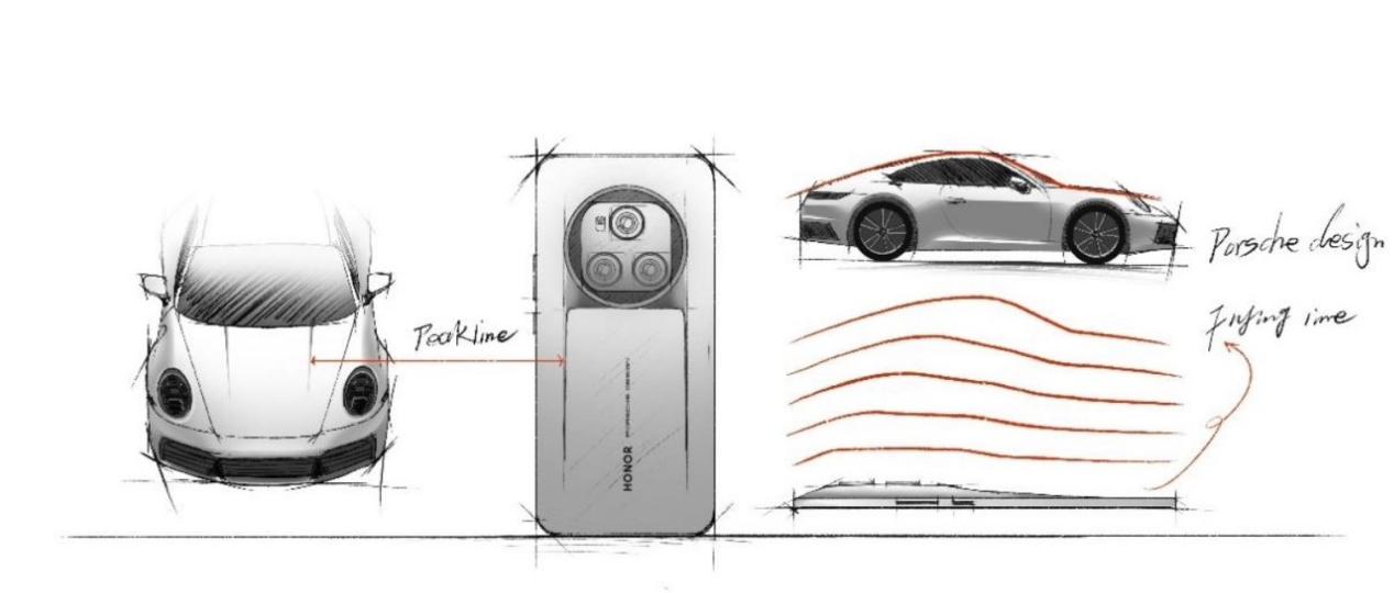 荣耀 Magic6 保时捷版真机?“HONOR Porsche Design”标识亮了
