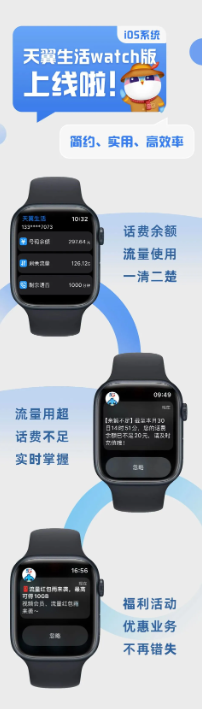 天翼生活 Watch 版:iOS 用户的全新选择,鸿蒙版即将推出