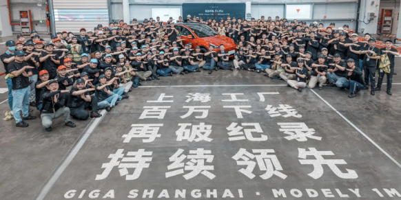 特斯拉上海超级工厂:Model Y 产能突破Model 3,飞速增长