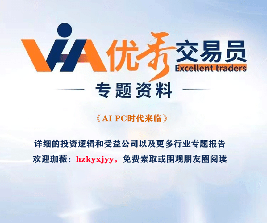 AI PC大规模推出,迎来AI PC时代的加速发展!