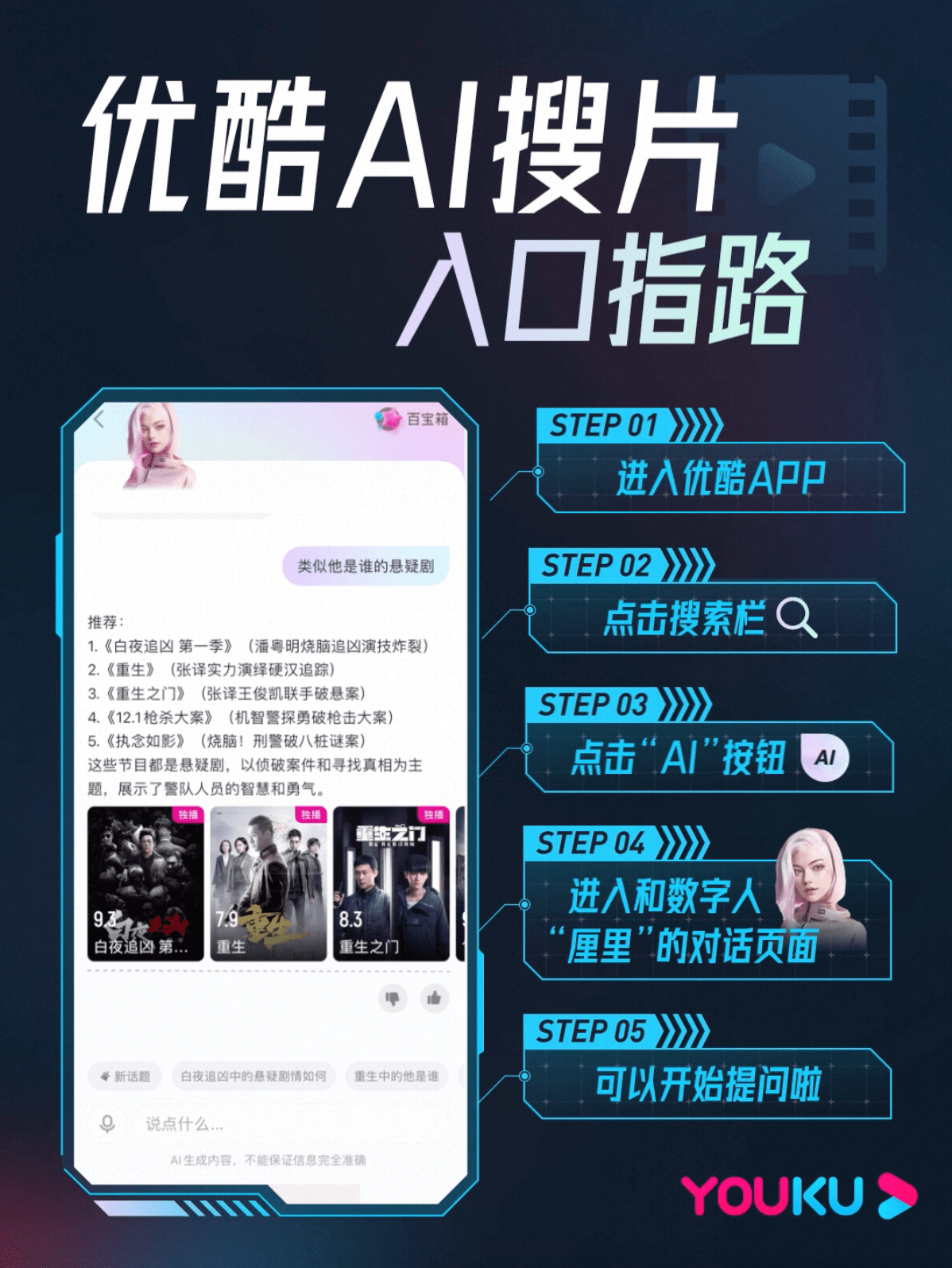 优酷“AI搜片”:精准匹配解决用户模糊搜索困难