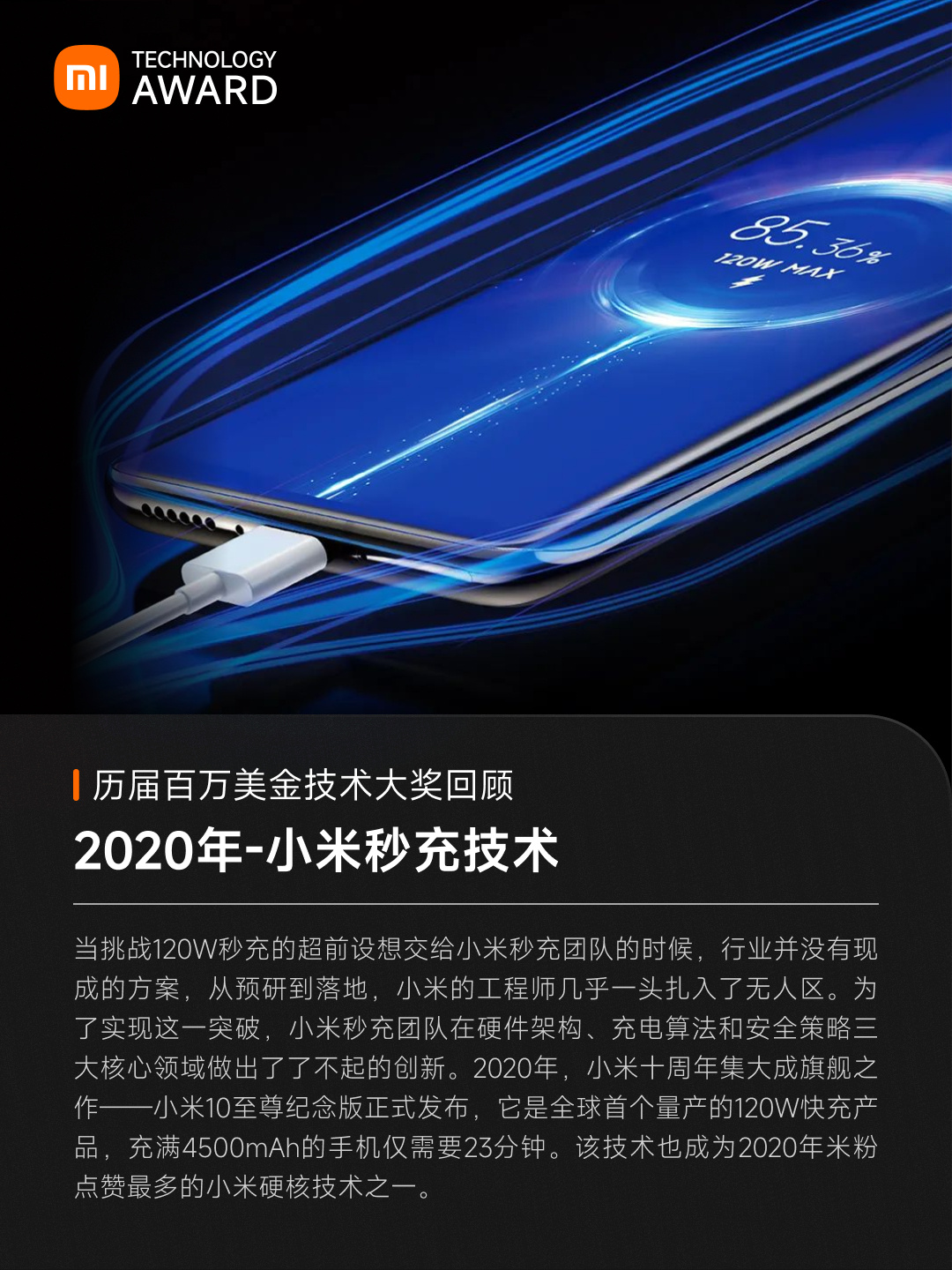 2023 小米百万美金技术大奖 9 个重点项目公布,含澎湃 OS、CTB 倒置电池等
