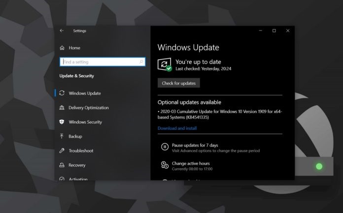 Win10持续发布补丁更新