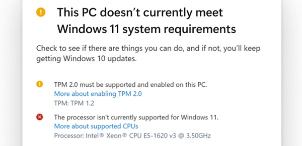 为何有CPU限制在升级Win11时?