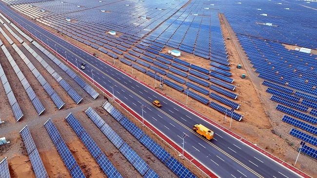 宁夏成功并入国家第一批 300 万千瓦“沙戈荒”光伏发电项目