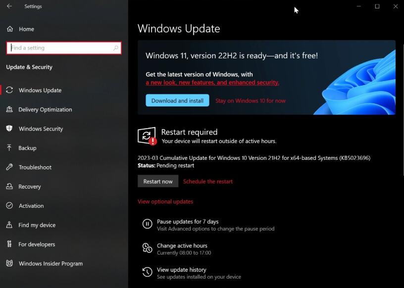 Win10用户报告3月更新问题:安装失败、蓝屏、风扇全功率