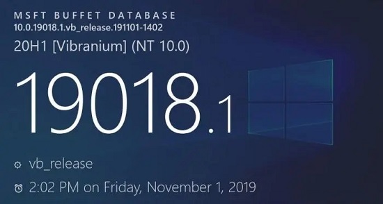 更新Win10至19018版本