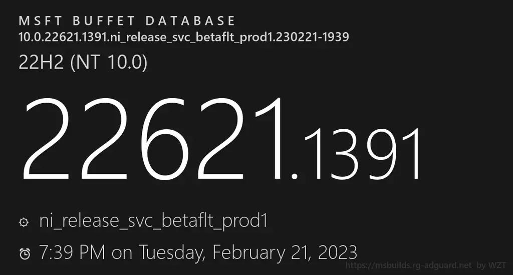 发布Win11 KB5023011补丁,Win11Beta频道激活Build22624版本号