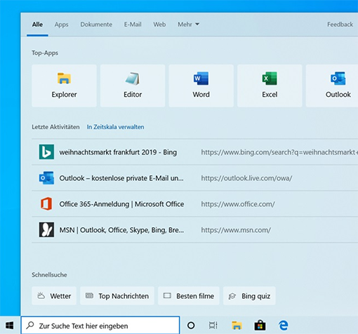 最新的Windows 10版本带来的搜索功能升级了哪些内容?
