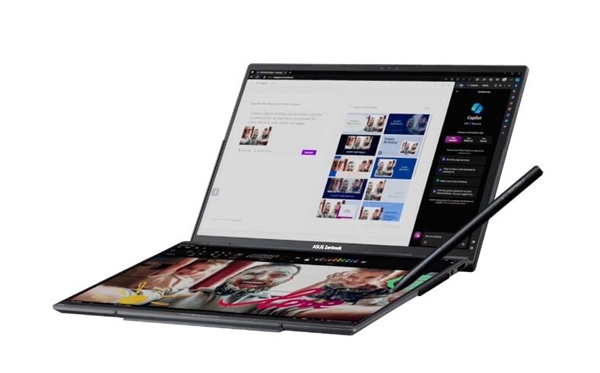 华硕CES 2024震撼发布：新款Zenbook DUO双屏笔记本引领科技新潮流