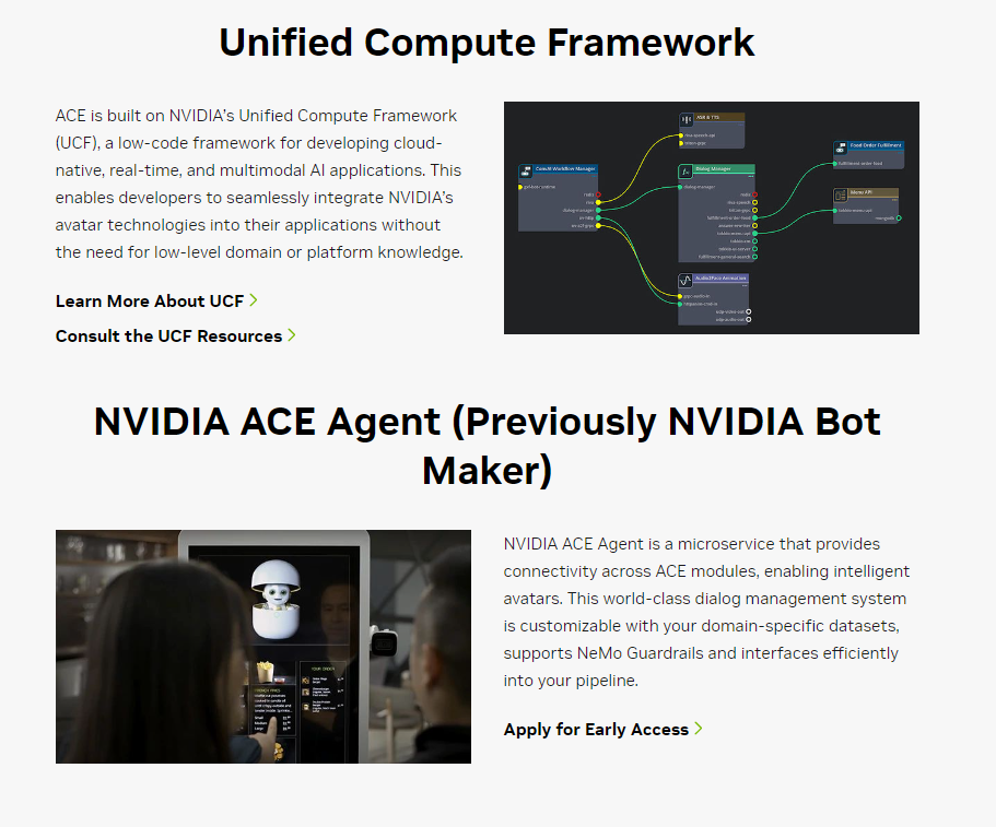 英伟达推出 NVIDIA ACE 服务,与米哈游、腾讯、网易等游戏公司合作开展 AI 数字人业务