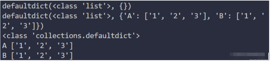应用Python中的defaultdict默认值的方法