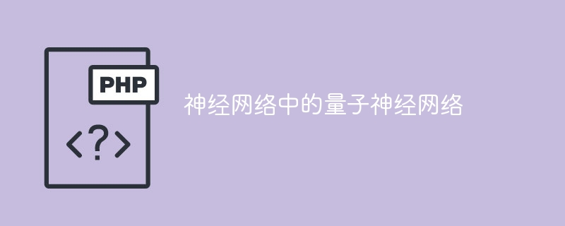 量子计算与神经网络的融合