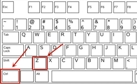 Windows 7的快捷键用于撤销上一步操作