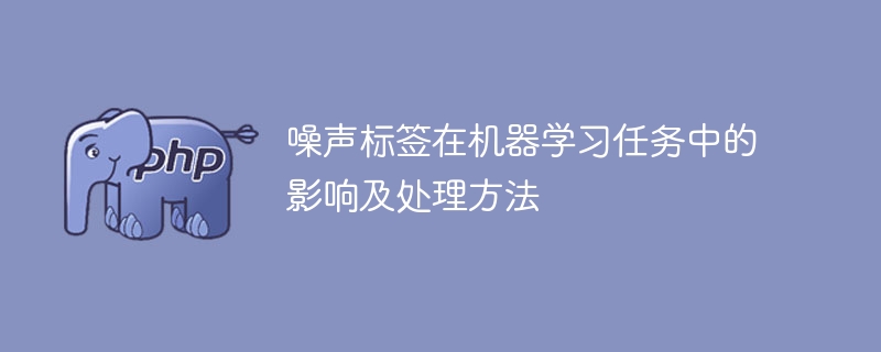 机器学习任务中噪声标签的影响及处理策略