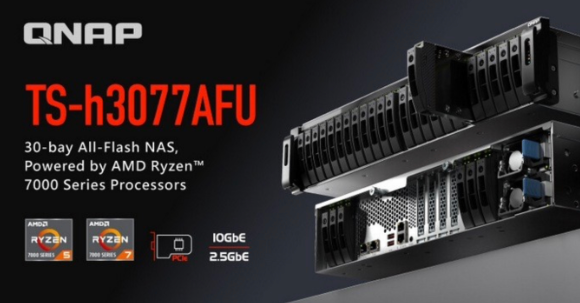 威联通推出全新企业级NAS TS-h3077AFU:强大性能,满足多种存储需求