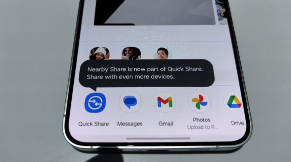 三星Quick Share和谷歌Nearby Share合并,共同提升分享功能